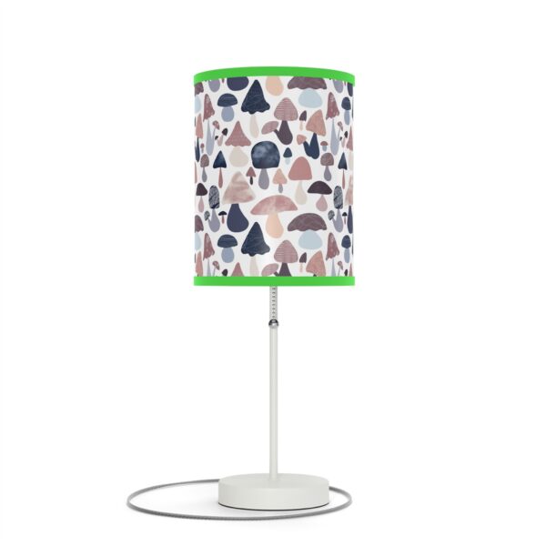 Patterned Illustrative Mushroom Watercolor - Lamp on a Stand, US|CA plug - Image 65