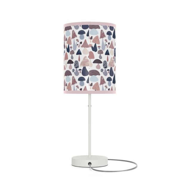 Patterned Illustrative Mushroom Watercolor - Lamp on a Stand, US|CA plug - Image 74