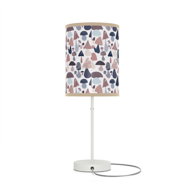 Patterned Illustrative Mushroom Watercolor - Lamp on a Stand, US|CA plug - Image 18