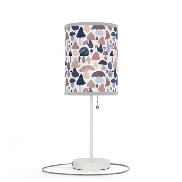 Patterned Illustrative Mushroom Watercolor - Lamp on a Stand, US|CA plug - Image 51