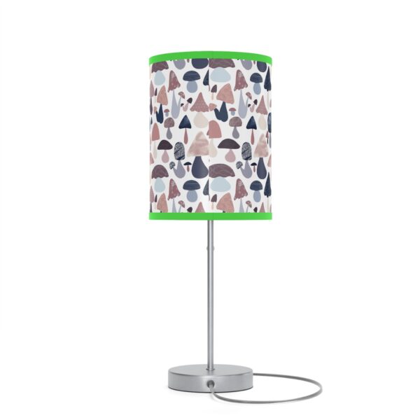 Patterned Illustrative Mushroom Watercolor - Lamp on a Stand, US|CA plug - Image 62