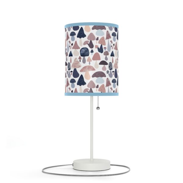 Patterned Illustrative Mushroom Watercolor - Lamp on a Stand, US|CA plug - Image 43
