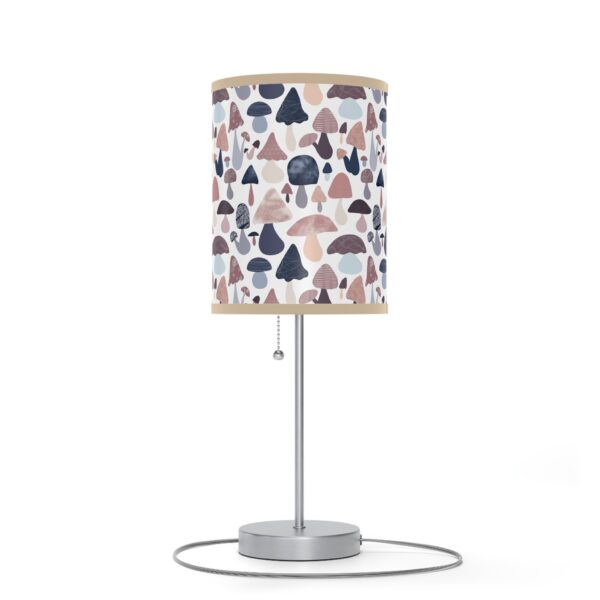 Patterned Illustrative Mushroom Watercolor - Lamp on a Stand, US|CA plug - Image 16