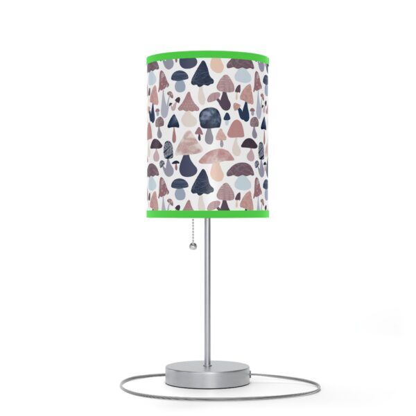 Patterned Illustrative Mushroom Watercolor - Lamp on a Stand, US|CA plug - Image 64