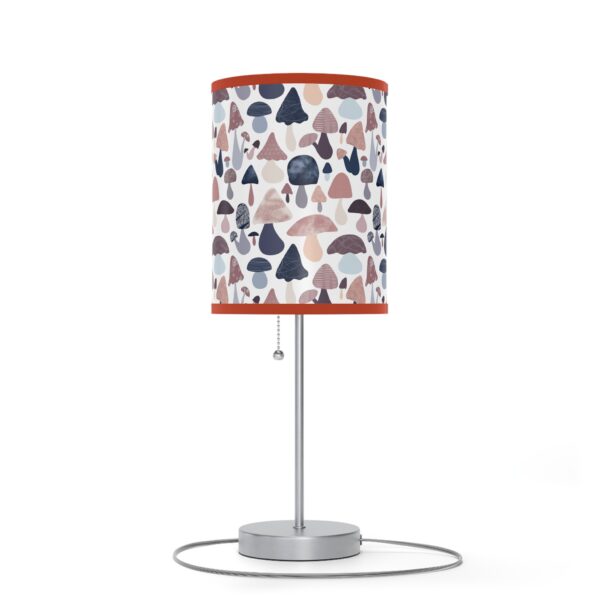 Patterned Illustrative Mushroom Watercolor - Lamp on a Stand, US|CA plug - Image 32