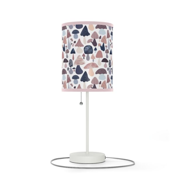 Patterned Illustrative Mushroom Watercolor - Lamp on a Stand, US|CA plug - Image 76