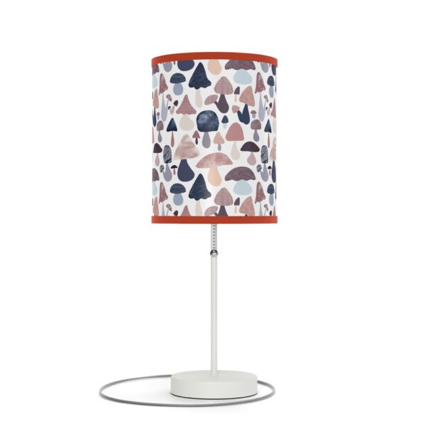 Patterned Illustrative Mushroom Watercolor - Lamp on a Stand, US|CA plug - Image 33