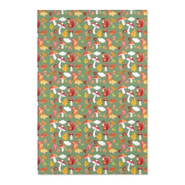 Whimsical Chipmunk Mushroom Area Rug - Cozy Autumn Decor for Nature Lovers - Image 7
