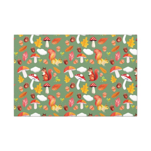 Whimsical Squirrel Canvas Art Print - Autumn Decor for Nature Lovers - Image 97