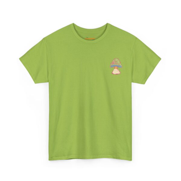 Psychedelic Mushroom Unisex Heavy Cotton Tee - Trendy Casual T-Shirt for Nature Lovers - Image 21