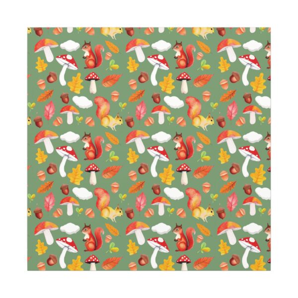 Whimsical Squirrel Canvas Art Print - Autumn Decor for Nature Lovers - Image 89