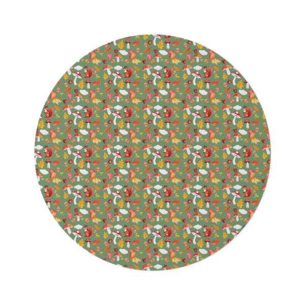 Whimsical Floral Round Rug - Cozy Home Decor for Seasonal Celebrations