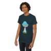 Fantasy Blue Mushroom Unisex Heavy Cotton Tee - Image 18