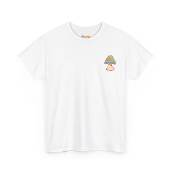 Psychedelic Mushroom Unisex Heavy Cotton Tee - Trendy Casual T-Shirt for Nature Lovers - Image 13