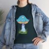 Fantasy Blue Mushroom Unisex Heavy Cotton Tee - Image 22