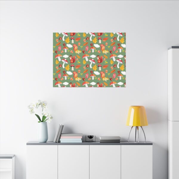 Whimsical Squirrel Canvas Art Print - Autumn Decor for Nature Lovers - Image 36
