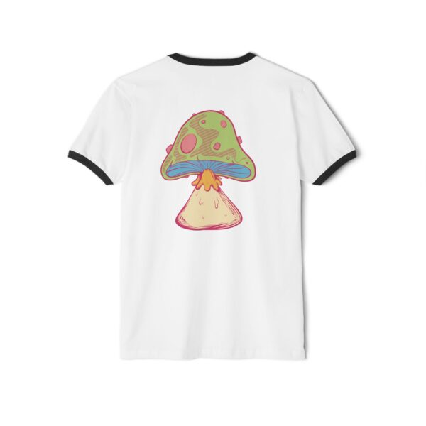 Groovy Mushroom Ringer T-Shirt - Unisex Cotton Tee for Nature Lovers - Image 16