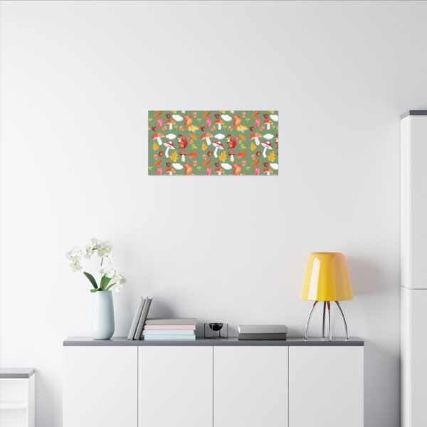 Whimsical Squirrel Canvas Art Print - Autumn Decor for Nature Lovers - Image 212