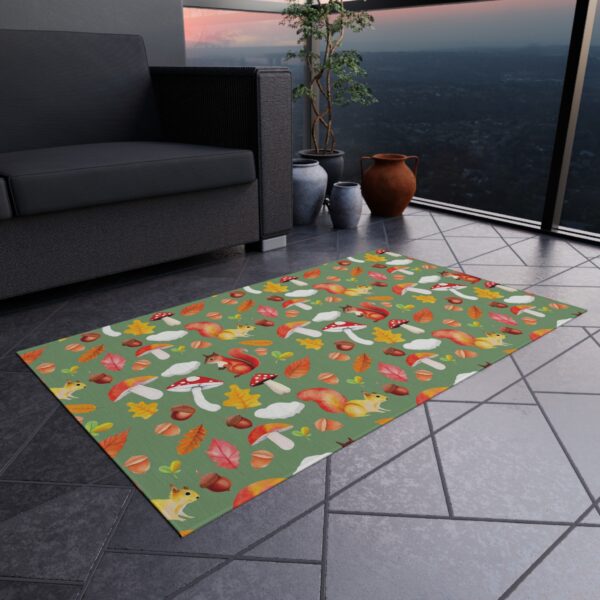 Autumn Forest Outdoor Rug - Cozy, Nature-Inspired Floor Mat for Patios and Gardens - Image 8