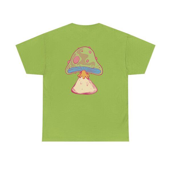Psychedelic Mushroom Unisex Heavy Cotton Tee - Trendy Casual T-Shirt for Nature Lovers - Image 20
