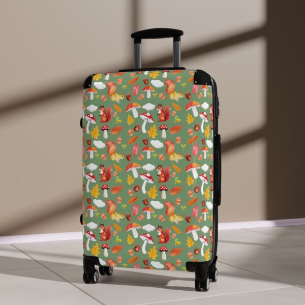 Colorful Mushroom Print Suitcase - Stylish Travel Essentials for Adventurers - Image 8