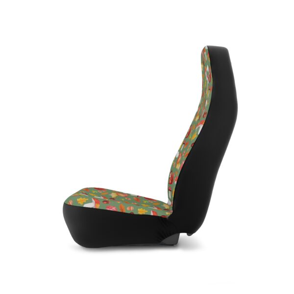 Whimsical Forest scene Mushrooms and Squirrels - Car Seat Covers - Image 7