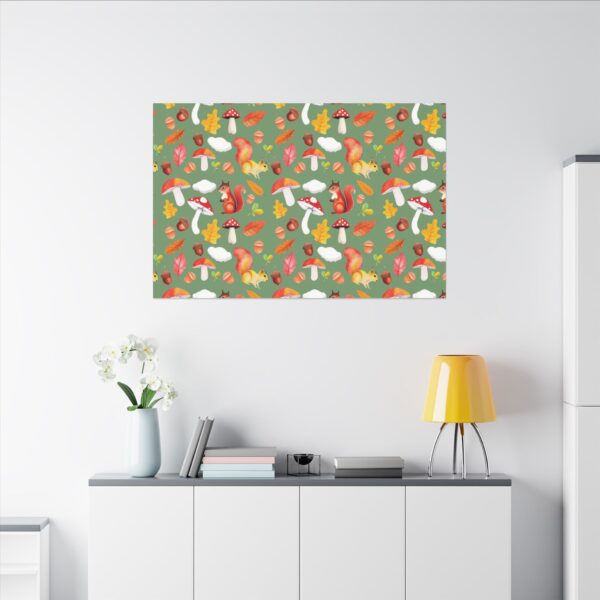 Whimsical Squirrel Canvas Art Print - Autumn Decor for Nature Lovers - Image 40