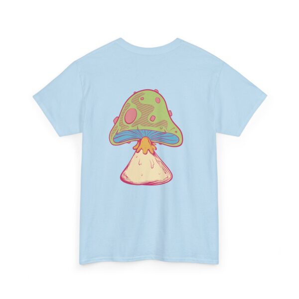 Psychedelic Mushroom Unisex Heavy Cotton Tee - Trendy Casual T-Shirt for Nature Lovers - Image 26