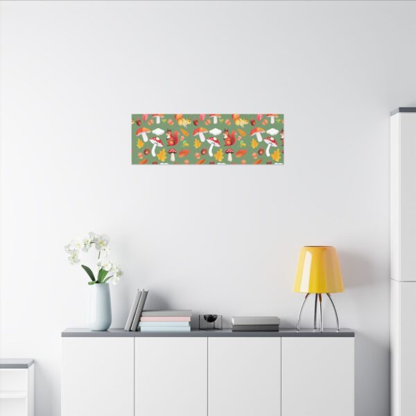 Whimsical Squirrel Canvas Art Print - Autumn Decor for Nature Lovers - Image 124