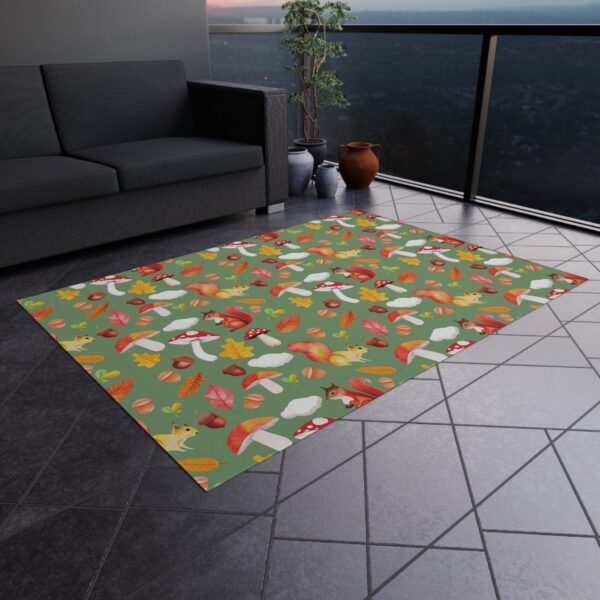 Autumn Forest Outdoor Rug - Cozy, Nature-Inspired Floor Mat for Patios and Gardens - Image 16