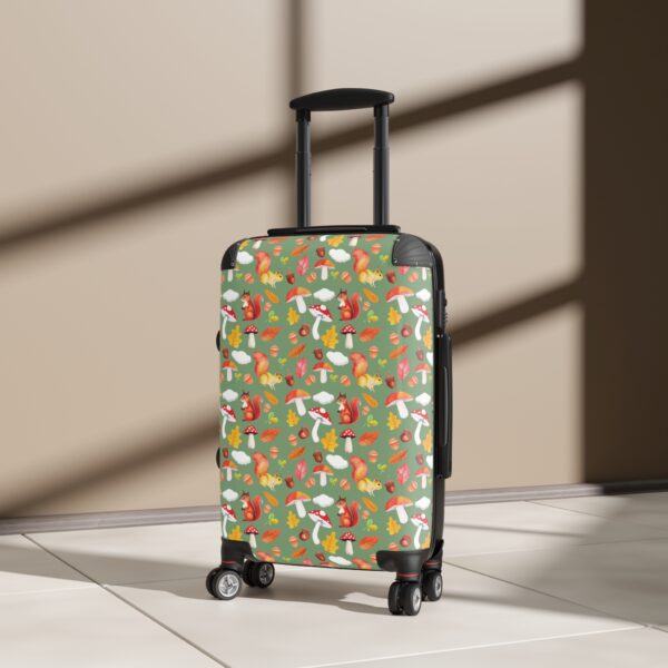 Colorful Mushroom Print Suitcase - Stylish Travel Essentials for Adventurers - Image 4