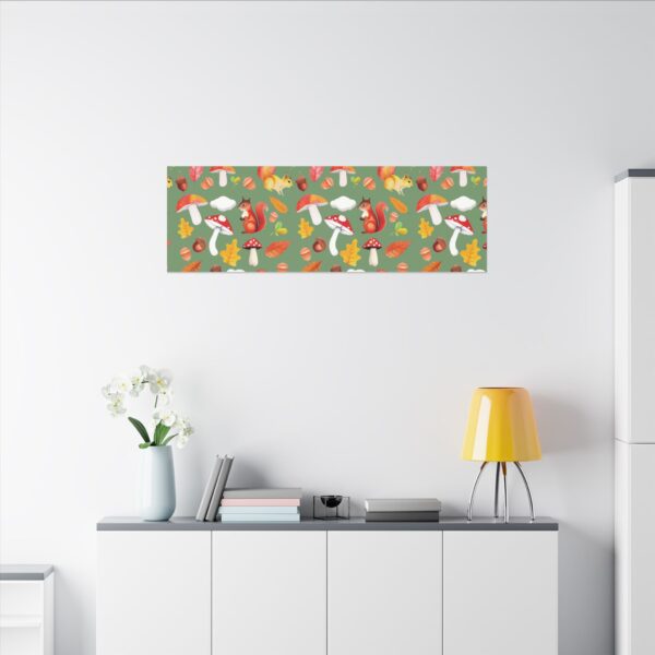 Whimsical Squirrel Canvas Art Print - Autumn Decor for Nature Lovers - Image 128