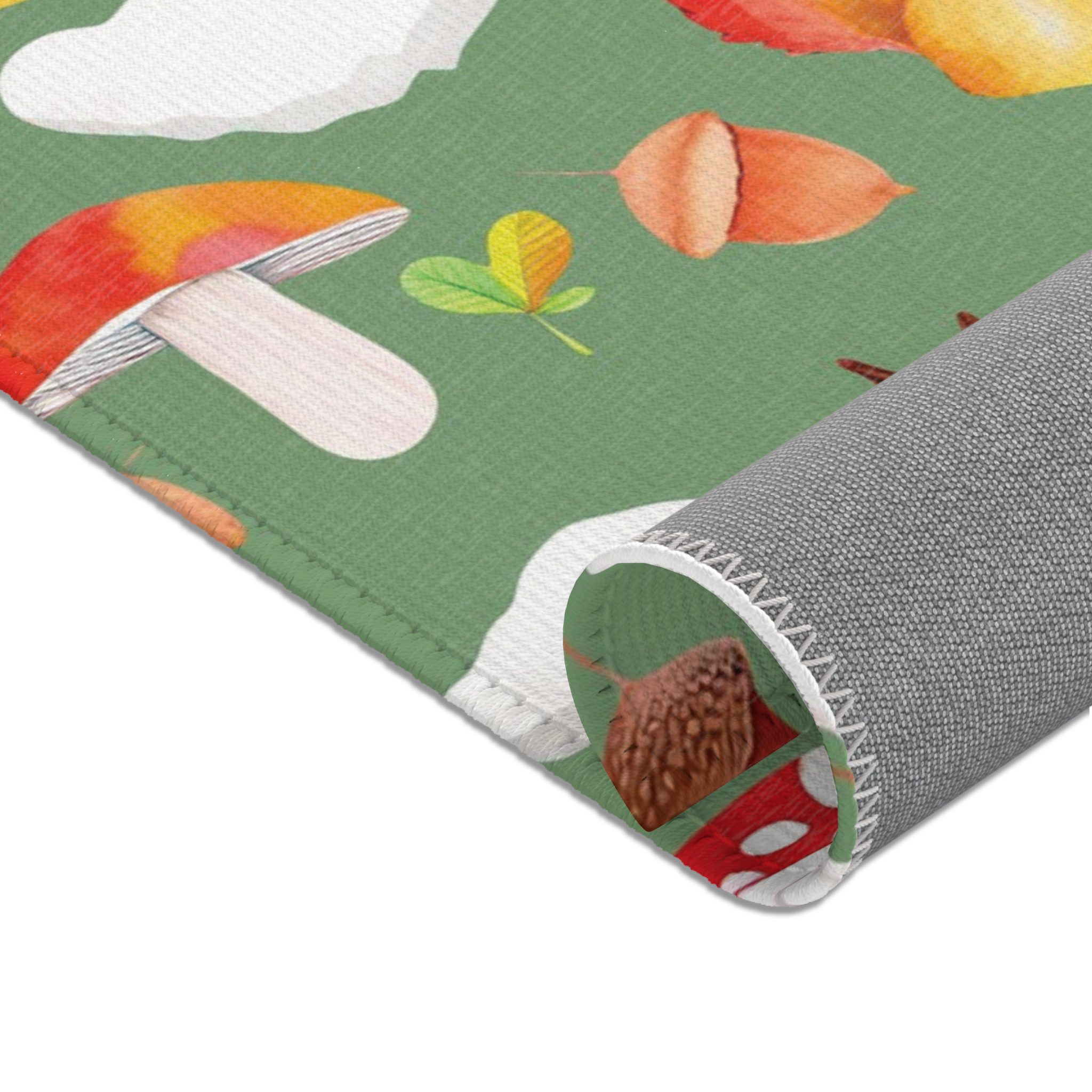 Whimsical Squirrel Area Rug - Autumn Forest Decor - Image 9
