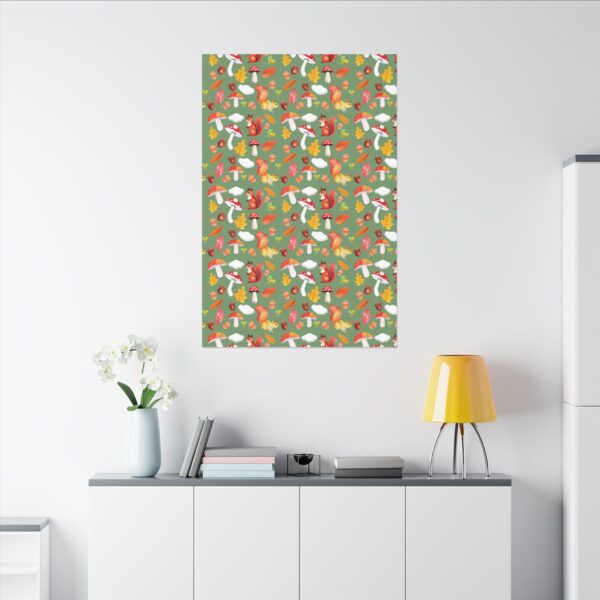 Whimsical Squirrel Canvas Art Print - Autumn Decor for Nature Lovers - Image 80
