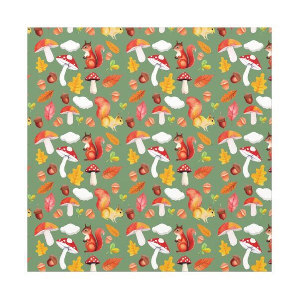 Whimsical Squirrel Canvas Art Print - Autumn Decor for Nature Lovers - Image 181