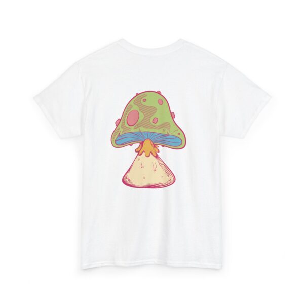 Psychedelic Mushroom Unisex Heavy Cotton Tee - Trendy Casual T-Shirt for Nature Lovers - Image 14