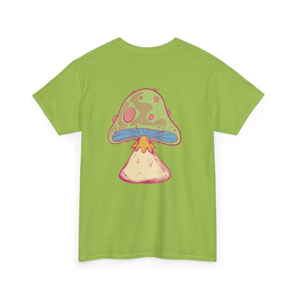 Psychedelic Mushroom Unisex Heavy Cotton Tee - Trendy Casual T-Shirt for Nature Lovers - Image 22