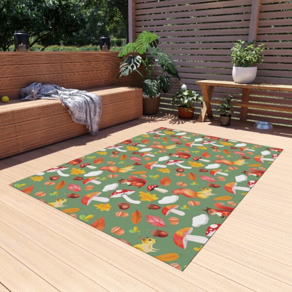 Autumn Forest Outdoor Rug - Cozy, Nature-Inspired Floor Mat for Patios and Gardens - Image 15