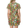 Autumn Squirrel T-Shirt Dress - Cozy Fall Fashion - Image 4
