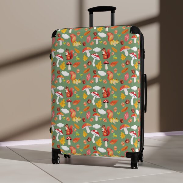 Colorful Mushroom Print Suitcase - Stylish Travel Essentials for Adventurers - Image 12