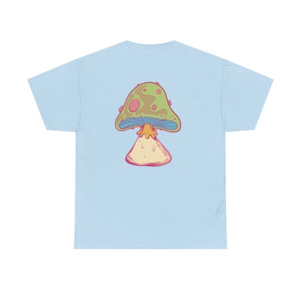 Psychedelic Mushroom Unisex Heavy Cotton Tee - Trendy Casual T-Shirt for Nature Lovers - Image 24