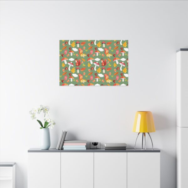 Whimsical Squirrel Canvas Art Print - Autumn Decor for Nature Lovers - Image 32