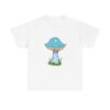 Fantasy Blue Mushroom Unisex Heavy Cotton Tee