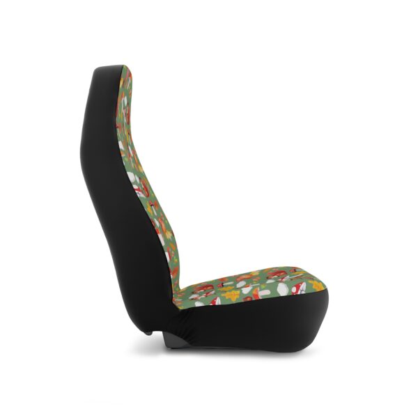 Whimsical Forest scene Mushrooms and Squirrels - Car Seat Covers - Image 4