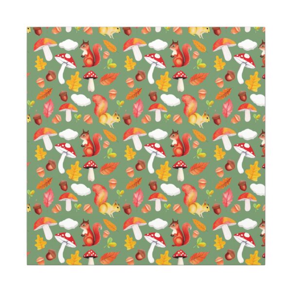 Whimsical Squirrel Canvas Art Print - Autumn Decor for Nature Lovers - Image 165