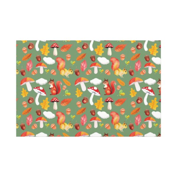 Whimsical Squirrel Canvas Art Print - Autumn Decor for Nature Lovers - Image 193