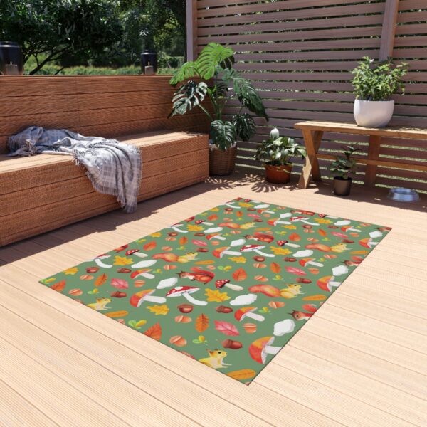 Autumn Forest Outdoor Rug - Cozy, Nature-Inspired Floor Mat for Patios and Gardens - Image 11
