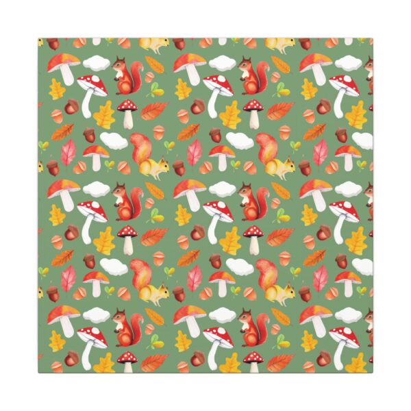 Whimsical Squirrel Canvas Art Print - Autumn Decor for Nature Lovers - Image 153