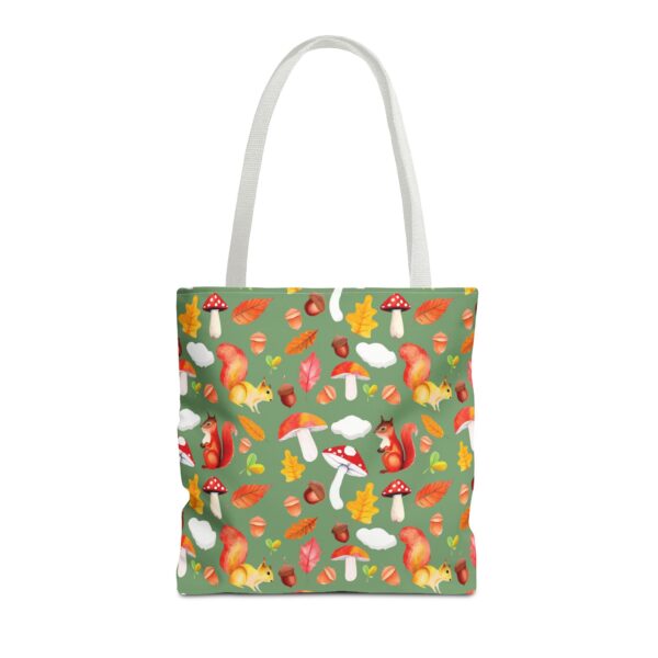 Whimsical Squirrel Print Tote Bag - Fall Forest Design - Image 57