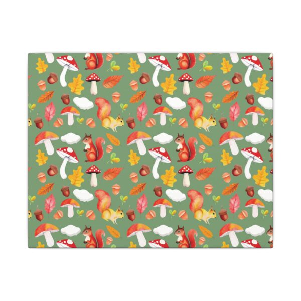 Whimsical Squirrel Canvas Art Print - Autumn Decor for Nature Lovers - Image 93